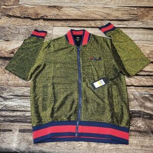 (+)FILA X BARNEY'S Sparly Bomber Jacket